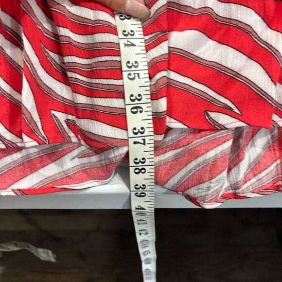 NWT Michael Kors Soft Zebra Midi Dress 2X Straps Pink White Plus Size - Picture 6 of 7